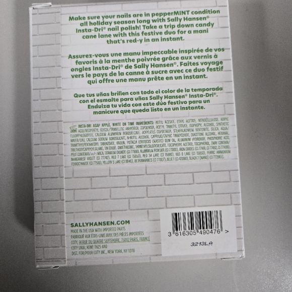 Sally Hansen Insta-Dri Nail Polish Set - Red and White - Picture 2 of 2